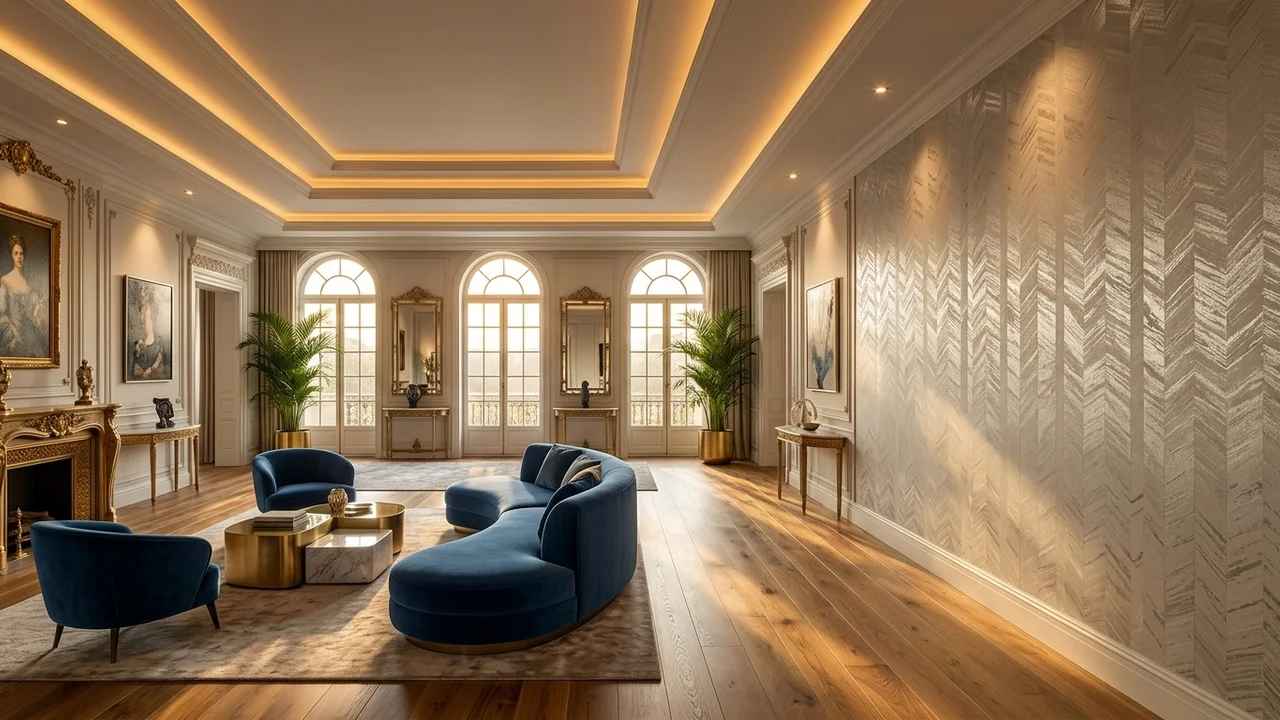 Serene architectural daylight streaming across natural interior finishes.